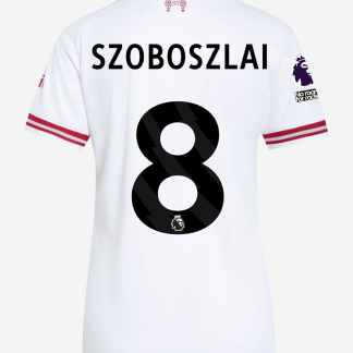LFC adidas Womens 26/27 Away Jersey - Premier League - Premier League Patch | Player - 'No Room For Racism' Patch - Premier League - SZOBOSZLAI-8 XS