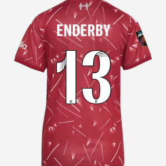 LFC adidas Womens 26/27 Home Jersey - Barclays Women's Super League - Womens Super League Patch - Women's Super League - ENDERBY-13 XS