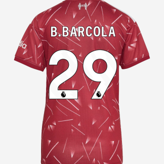 LFC adidas Womens 26/27 Home Jersey - Premier League - B.BARCOLA - 29 XS
