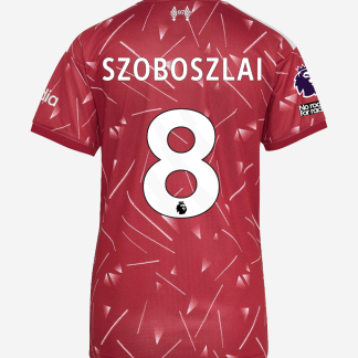 LFC adidas Womens 26/27 Home Jersey - Premier League - Premier League Patch | Player - 'No Room For Racism' Patch - Premier League - SZOBOSZLAI-8 XS