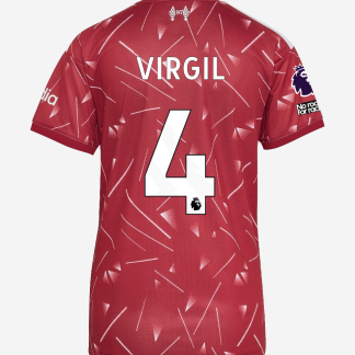 LFC adidas Womens 26/27 Home Jersey - Premier League - Premier League Patch | Player - 'No Room For Racism' Patch - Premier League - VIRGIL-4 XS