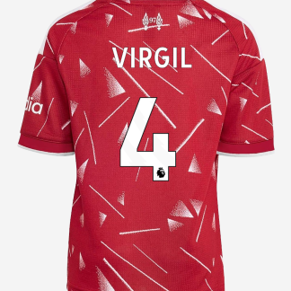 LFC adidas Youth 26/27 Home Jersey - Premier League - VIRGIL-4 9-10Y