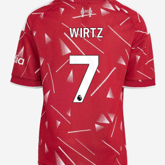LFC adidas Youth 26/27 Home Jersey - Premier League - WIRTZ-7 9-10Y