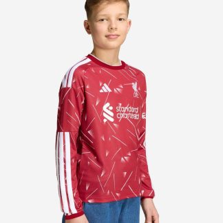 LFC adidas Youth 26/27 Home Long Sleeve Jersey 9-10Y